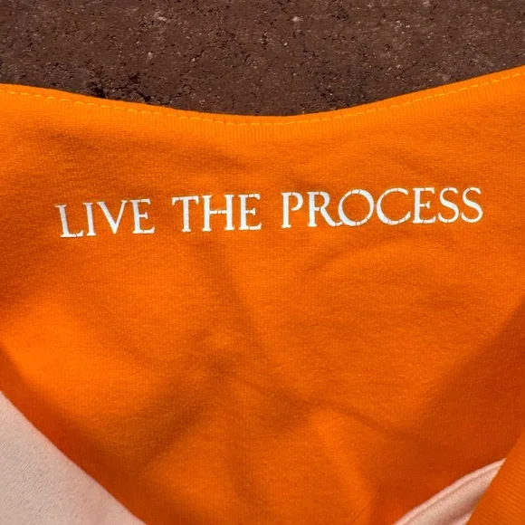 live the process
Orange and Pink Colorblock  bra - Picture 6 of 7